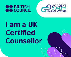 British Council UK Agent Quality Framework - I am a UK Certified Counsellor