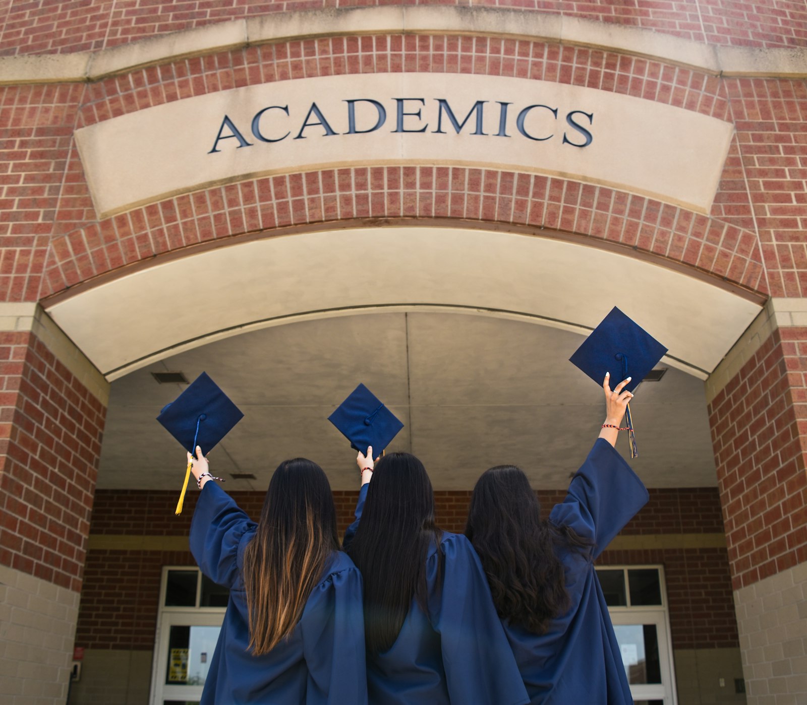 Graduates celebrating together